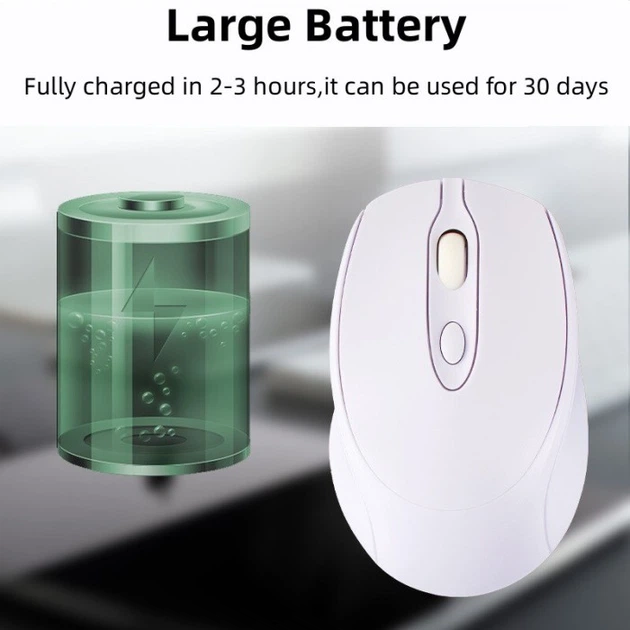 Беспроводная мышка Mouse CM-127 2.4GHz white - изображение 3