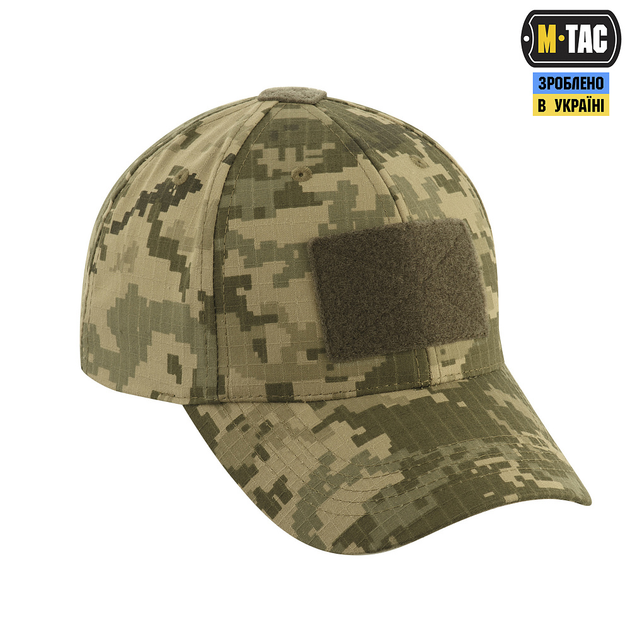 Бейсболка тактична M-Tac Ріп-стоп Velcro MM14 Size S/M - изображение 2