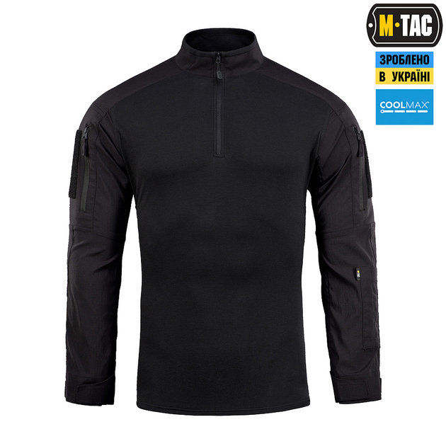 Сорочка M-TAC літня бойова Black Size L/L - изображение 2