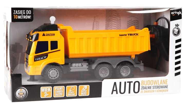 Самоскид на радіокеруванні Artyk Toys For Boys Auto 27 cм (5901811131233) - зображення 2