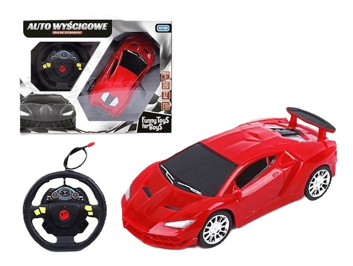 Машинка на радіокеруванні Artyk Funny Toys for Boys Auto RC TFB Гоночна Червона 19 cм (5901811127878) - зображення 1