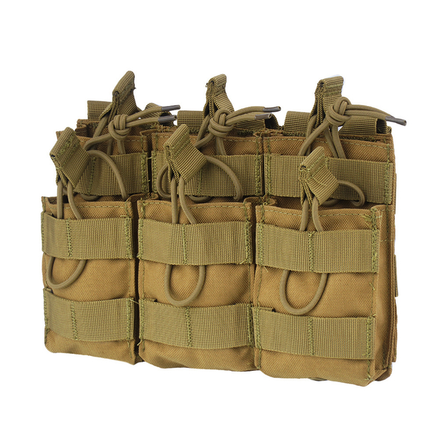 Підсумок Condor Triple Stacker M4 Mag Pouch coyote brown - зображення 1