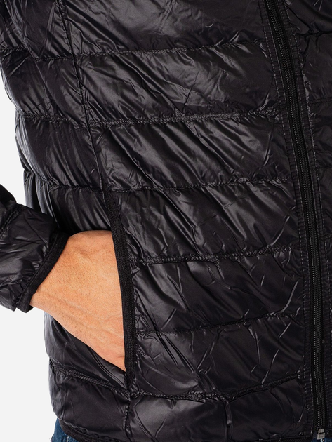 Kurtka puchowa męska lekka EA7 Train Core Id M Down Light Jacket M Czarna (8055185880581/8052390697676) - obraz 5