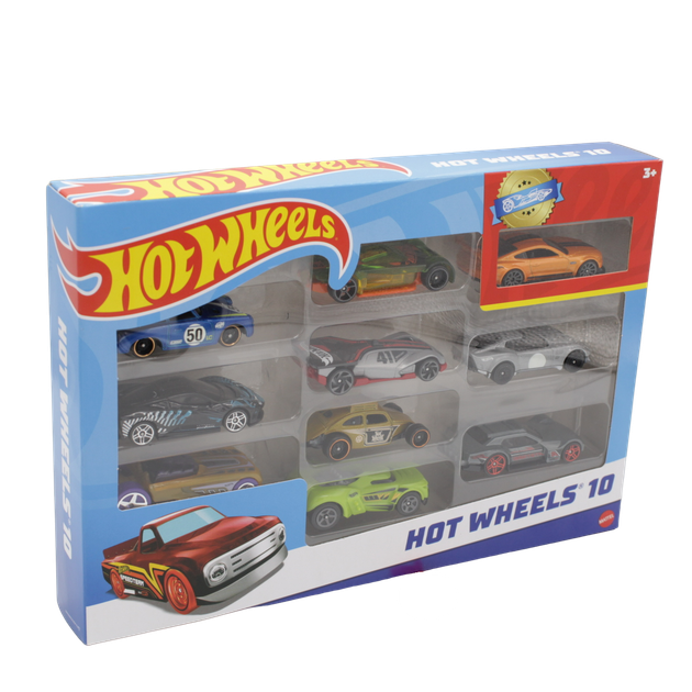Набор машинок Хот Вилс Hot Wheels Базовый автомобиль 10 шт. Вид 3