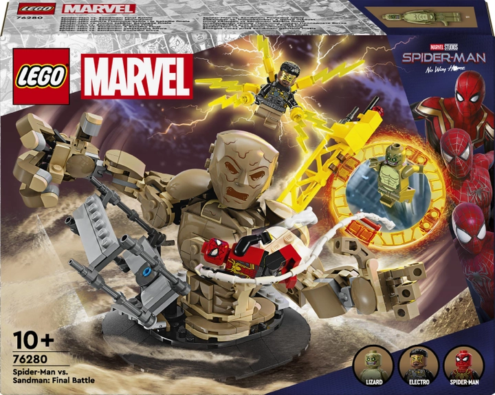 Конструктор LEGO Super Heroes Людина-Павук vs. Піщана людина: Вирішальна битва 347 деталей (76280) - зображення 1