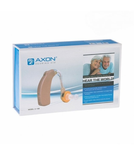 Слуховой аппарат Axon C-108 аккумуляторный с зарядным устройством - изображение 3