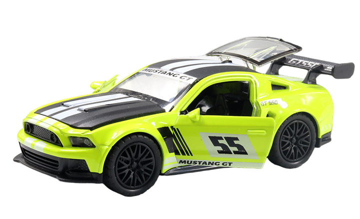 Машинка металева дитяча Mustang Sport Auto Expert Жовтий чорний - зображення 2