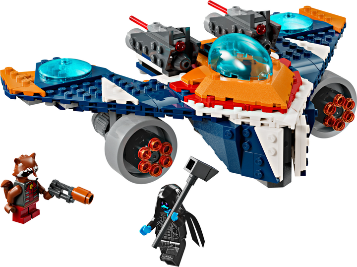 Zestaw klocków LEGO Super Heroes Warbird Rocketa vs. Ronan 290 elementów (76278) - obraz 4