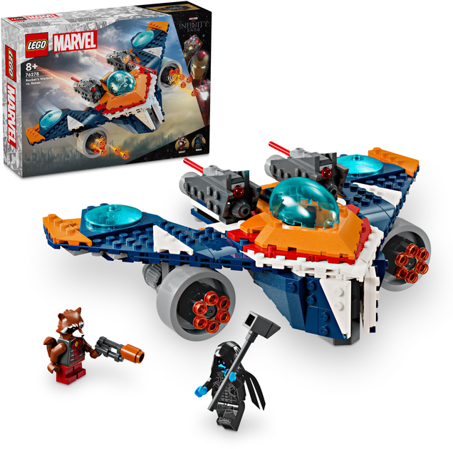 Zestaw klocków LEGO Super Heroes Warbird Rocketa vs. Ronan 290 elementów (76278) - obraz 3