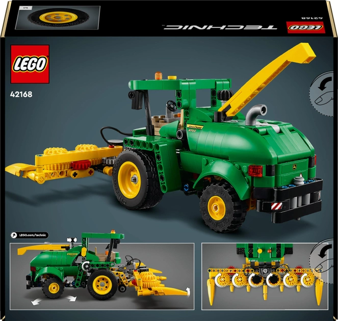 Конструктор LEGO Technic Кормозбиральний комбайн John Deere 9700 559 деталей (42168) - зображення 2