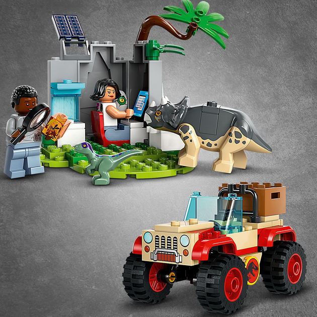 Zestaw klocków LEGO Jurassic World Centrum ratunkowe dla małych dinozaurów 139 elementów (76963) - obraz 5