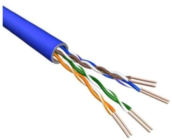 Kabel Belden U/UTP Cat 5E PVC 305 m Blue (8719605016935) - obraz 1