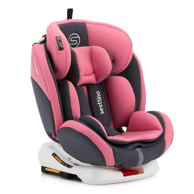 Детское автокресло 0-36 кг ISOFIX розовое Sesttino Oktagon pink Польша ...