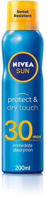 Сонцезахисний спрей Nivea Protege & Refresca Bruma SPF30 200 мл (4005900725684) - зображення 1