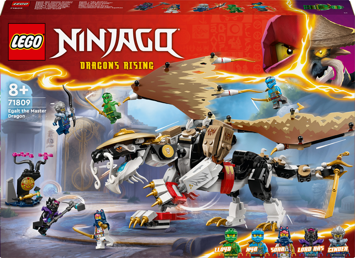 Zestaw klocków Lego NINJAGO Smoczy mistrz Egalt 532 części (71809) - obraz 1