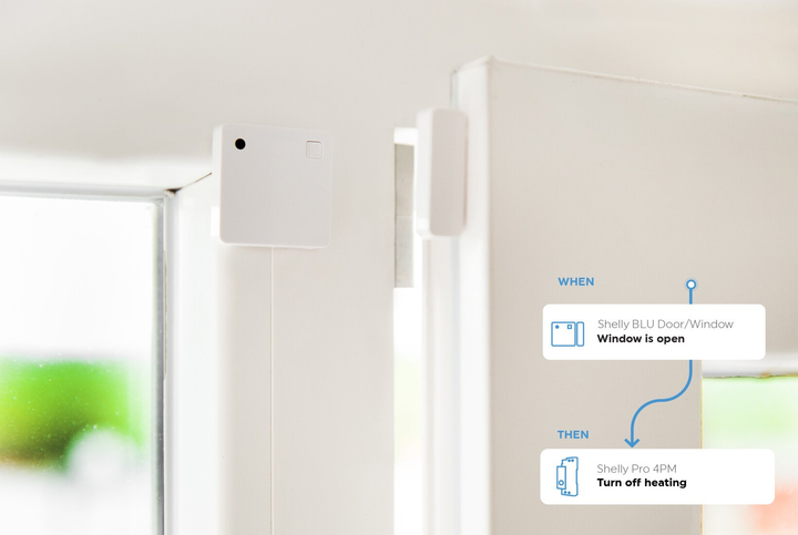 Czujnik otwarcia drzwi/okna Shelly Blu Door/Window Bluetooth biały (3800235266601) - obraz 5