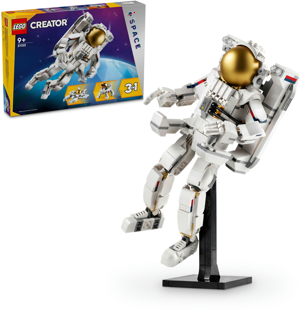 Zestaw klocków LEGO Creator Astronauta 647 elementów (31152) - obraz 3