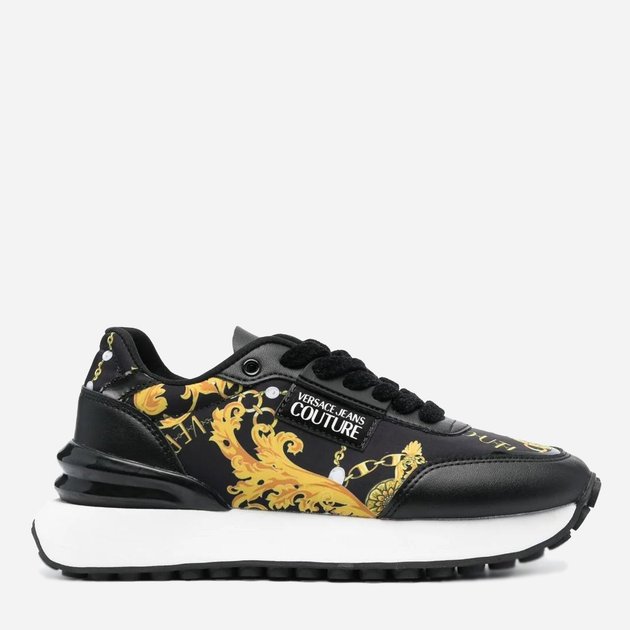 Sneakersy damskie Versace jeans VJC75VA3SH2ZS911G89 38 Czarne (8052019482607) - obraz 1