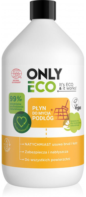 Płyn do mycia podłóg Only Eco Vegan 1000 ml (5902811789288) - obraz 1