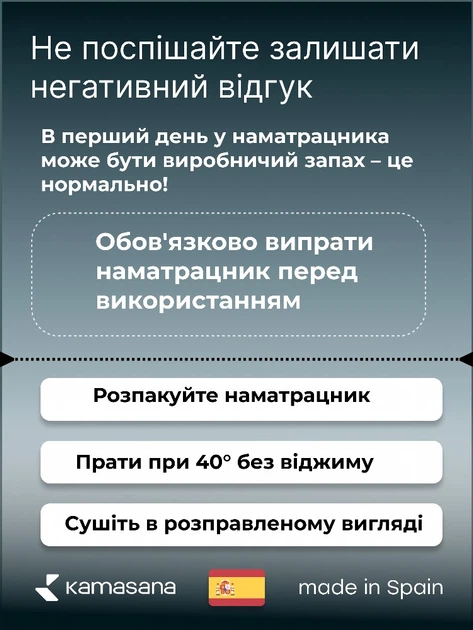 Наматрацник захисний Kamasana Yalta з мембраною Аква-стоп 160х200 см (8435103135298) - зображення 9