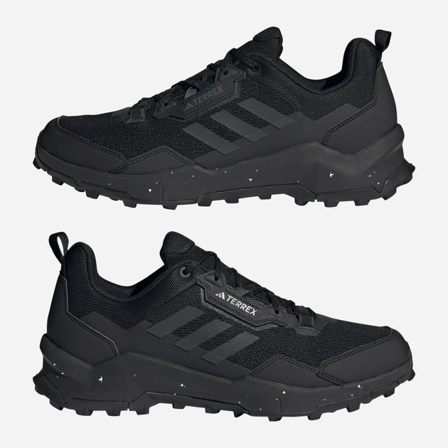Чоловічі кросівки для туризму adidas Terrex AX4 HP7388 41.5 (UK 7.5) Чорні з білим (4066749929657) - зображення 6