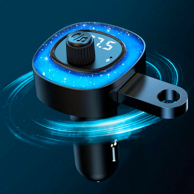 Автомобильный FM ФМ модулятор Terra С41, Bluetooth 5.0, трансмиттер, USB 3.1А, Type C - изображение 6