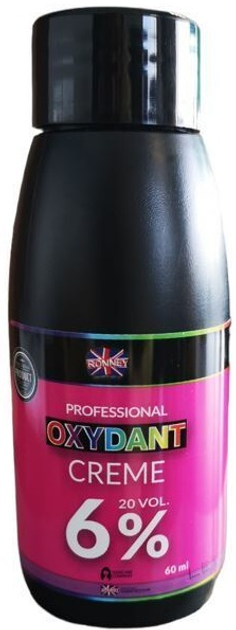 Емульсія Ronney Oxydant Creme для освітлення та фарбування волосся 6% 60 мл (5060589157026) - зображення 1