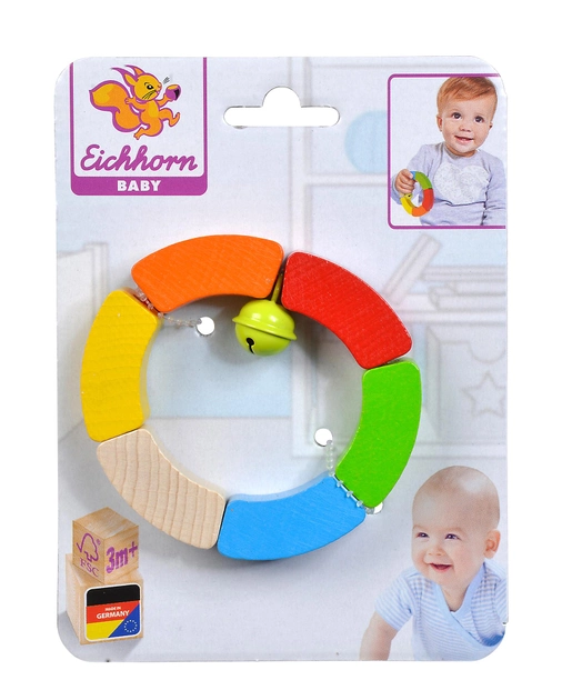 Zabawka edukacyjna z uchwytem Simba Eichhorn Baby kolorowa (4051902001325) - obraz 1