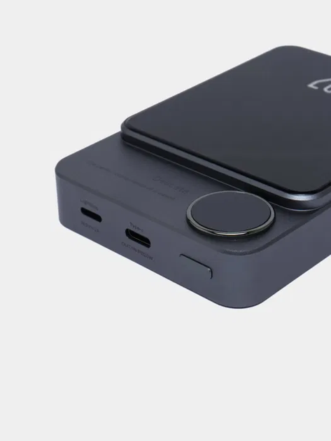 PowerBank магнітний Mag Save з бездротовою зарядкою 10000 mAh 20 Вт для iPhone Сірий ( код: Q920WPlus ) - зображення 6