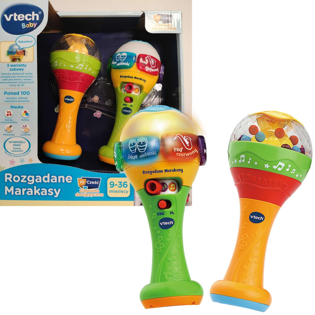 Rozgadane Marakasy Trefl Vtech Baby (5900511616545) - obraz 1