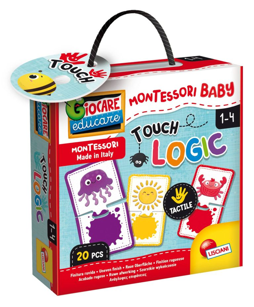 Zabawka edukacyjna Lisciani Montessori Baby Touch Logic (8008324092697) - obraz 1