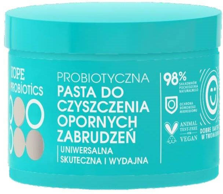 Pasta do czyszczenia opornych zabrudzeń Yope Probiotics probiotyczna 160 g (5903760206673) - obraz 1