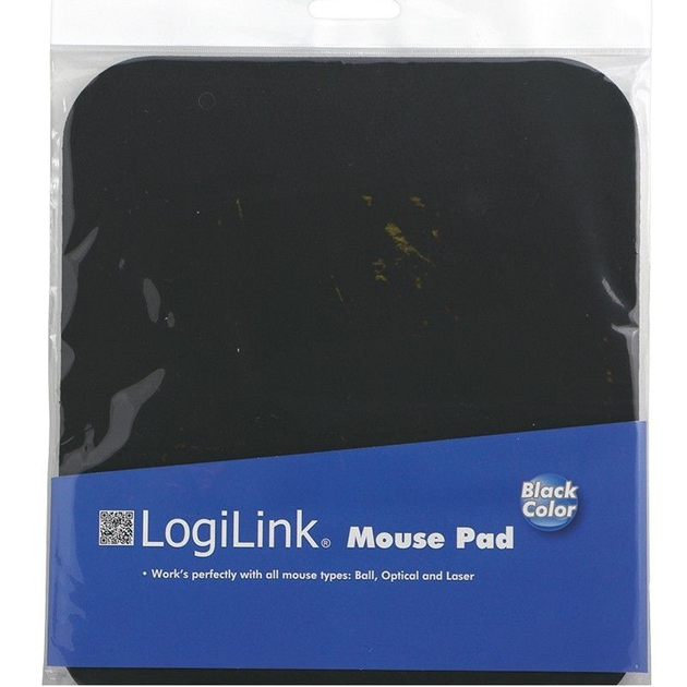 Podkładka gamingowa LogiLink Mouse Pad Basic 25 x 22 cm Black - obraz 3