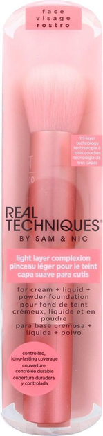 Пензлик для макіяжу Real Techniques Light Layer Complexion Brush (79625019575) - зображення 1