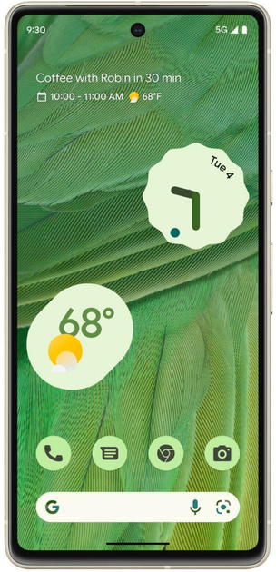 Smartfon Google Pixel 7 8/256GB Lemongrass (810029936668) - obraz 2
