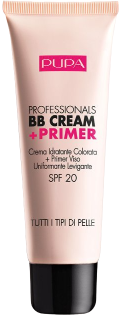 ВВ крем Pupa Professionals BB Cream + Primer SPF20 002 Sand 50 мл (8011607191277) - зображення 1