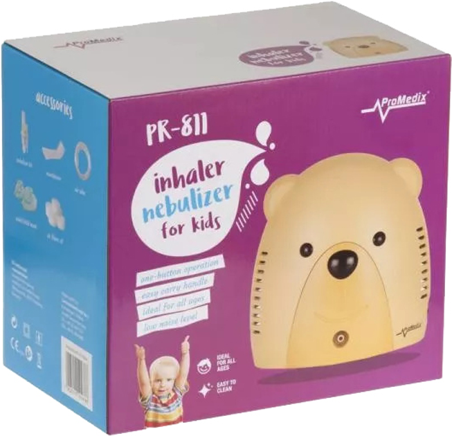Інгалятор ProMedix PR-811 Ведмедик (5902211104766) - зображення 5