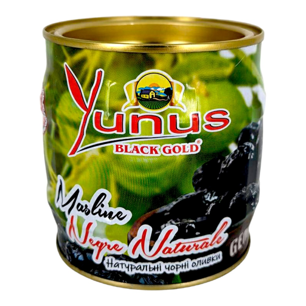Маслини в'ялені чорне золото ж/б Yunus black gold 500g - зображення 1