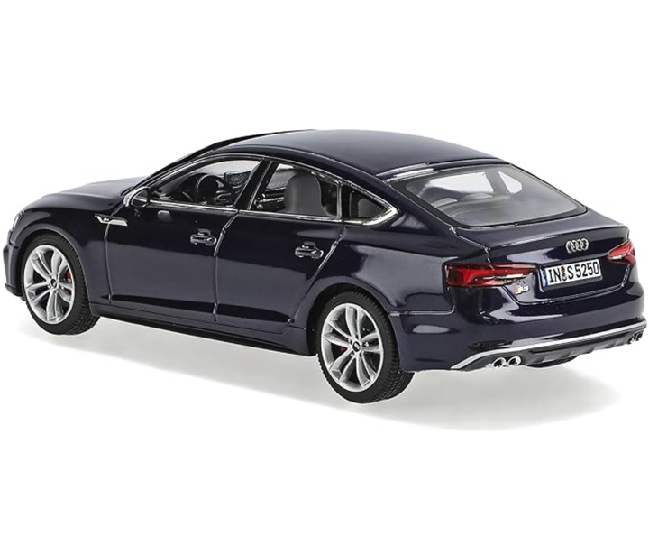 Модель автомобіля Audi S5 (B9) Sportback Navarrablue, Scale 1:43