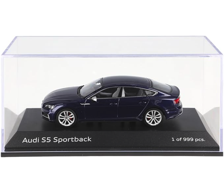 Модель автомобіля Audi S5 (B9) Sportback Navarrablue, Scale 1:43