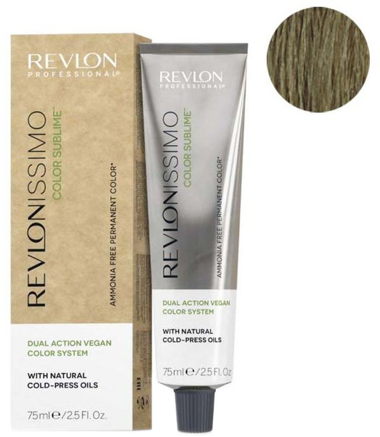 Стійка фарба без аміаку Revlon Professional Revlonissimo Color Sublime Color & Care 7 Medium Blonde 75 мл (8007376050051) - зображення 1