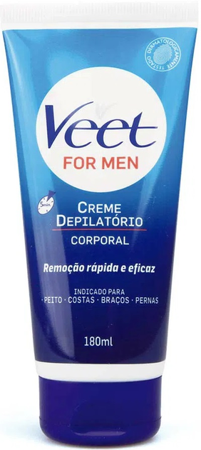 Krem do depilacji Veet Men Depilatory Shower Cream 150 ml (8410104885380) - obraz 1