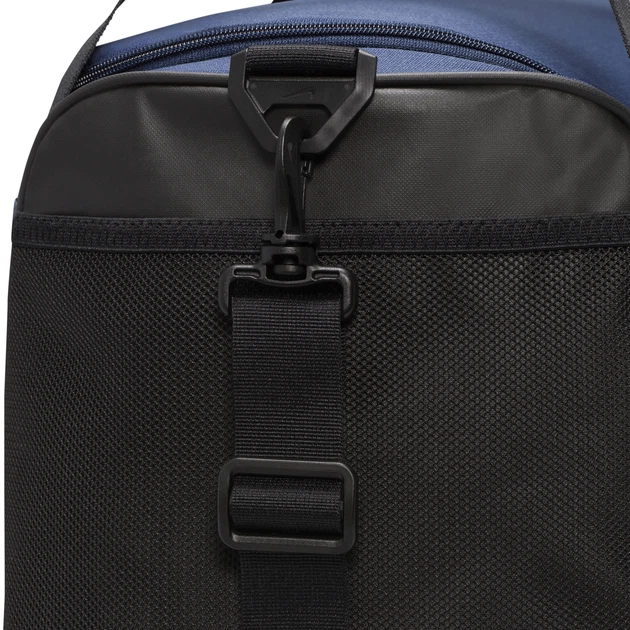 Torba sportowa Nike BRSLA XS DUFF 9.5 DH7710-410 Granatowa/Czarna/Biała (195244773404) - obraz 9
