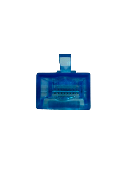 Конектор мережевий прохідний RJ45, 8p8c, UTP, cat.6 синій - изображение 8