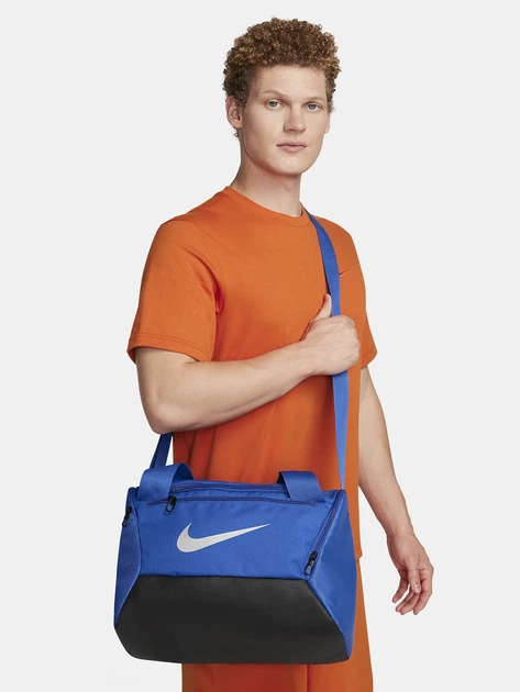 Torba sportowa Nike Nk Brsla Xs Duff - 9.5 (25L) DM3977-480 Niebieska (196968859405) - obraz 2