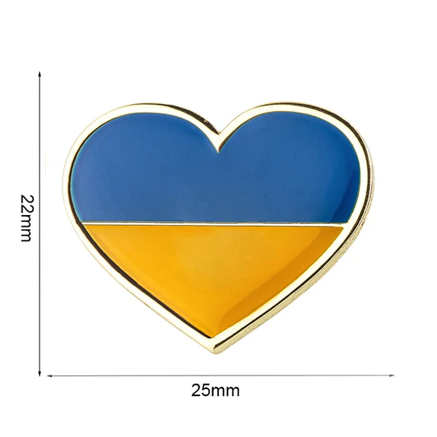 Сердце Украины значок - Фото 6 Сердце Украины значок - изображение 6