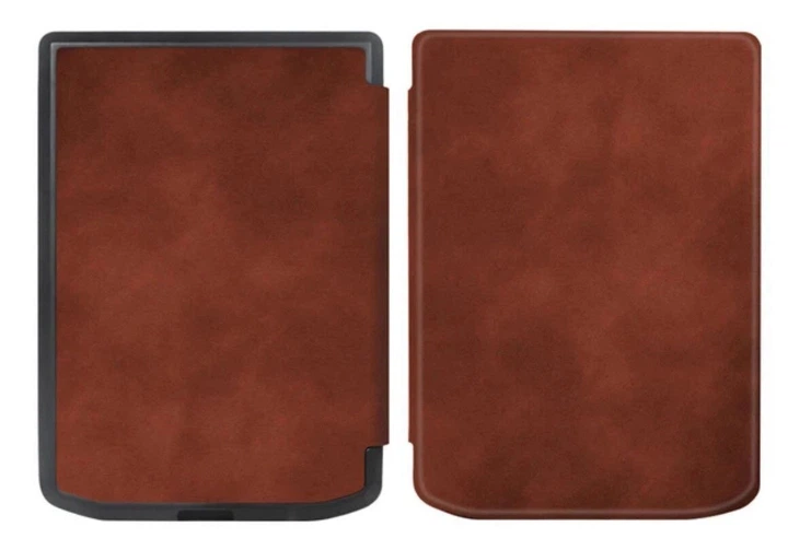 Чехол обложка Primolux TPU для электронной книги PocketBook 629 Verse / PocketBook 634 Verse Pro - Brown Primolux SLIM-BP629-BRW коричневый - изображение 4