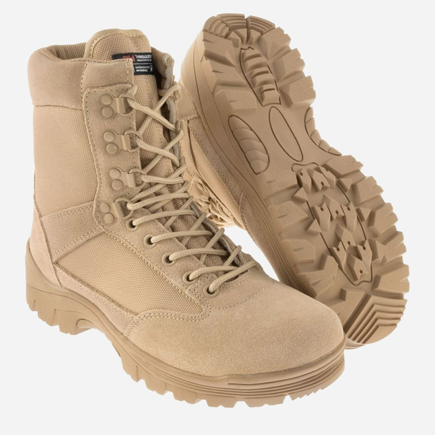 Чоловічі тактичні черевики зимові з мембраною MIL-TEC Sturm Boots With Ykk Zipper 12822104 48 (15US) 31 см Койот (009012024121) - зображення 2