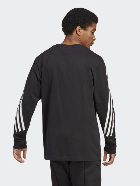 Bluza bez kaptura męska Adidas M Fi 3S Ls IC3755 L Czarna (4066752421438) - obraz 2