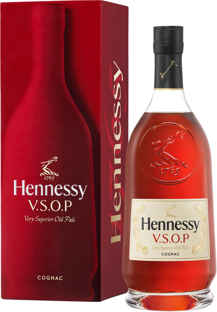 Коньяк Hennessy VSOP 6 років витримки 1 л 40% у подарунковій упаковці (3245990987611_3245999586617 ) - зображення 1